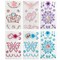 Wrapables Crystal Rhinestone Gem Stickers, Bling Jewel Adhesives for DIY Arts & Crafts, Smartphones, Water Bottles, Sunglass Cases (Set of 6)